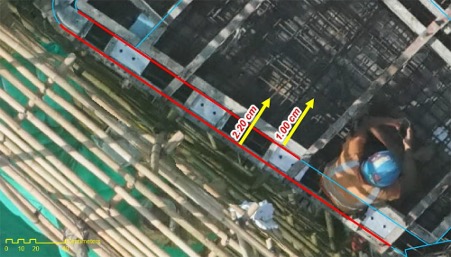 Cad Drawings Are Overlaid On The Dom, And The Errors Above The Tolerance Will Be Marked In The Report