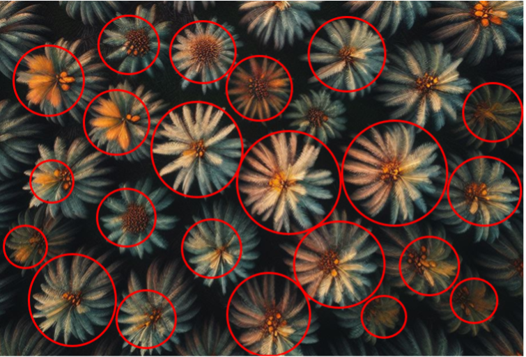 Generated Image To Show When Sopi Detects The Yellowish Crown (oil Palm With Symptoms)