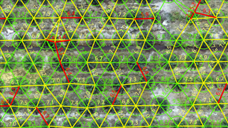 Sopi Detects And Generates Results On The Planting Distance In Between Each Oil Palm