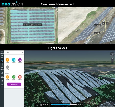 Digital 3d Modeling To Perform Panel Area Measurement And Light Analysis
